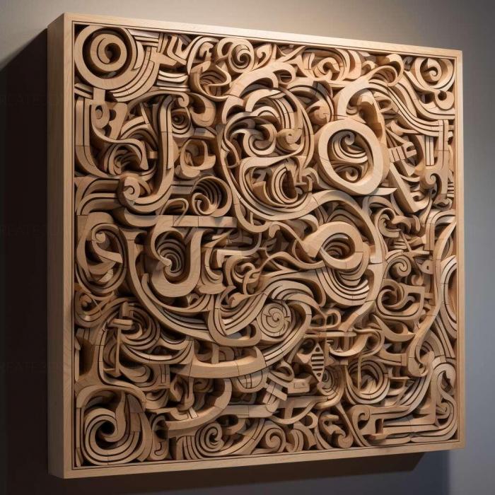 نموذج ثلاثي الأبعاد لآلة CNC 3D Art 